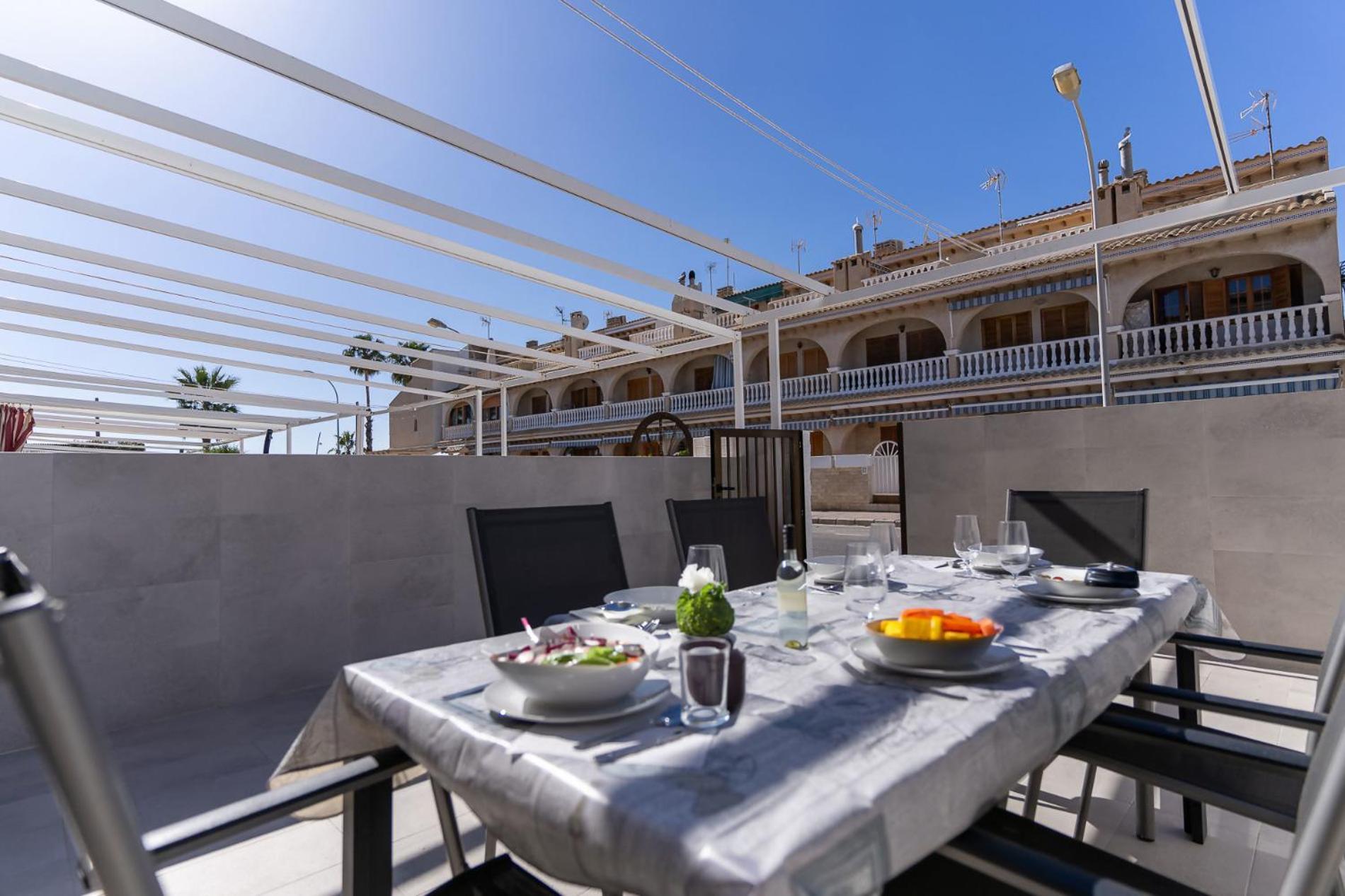 Вилла Rentafive Gran Casa Reformada Terraza Санта Пола Экстерьер фото