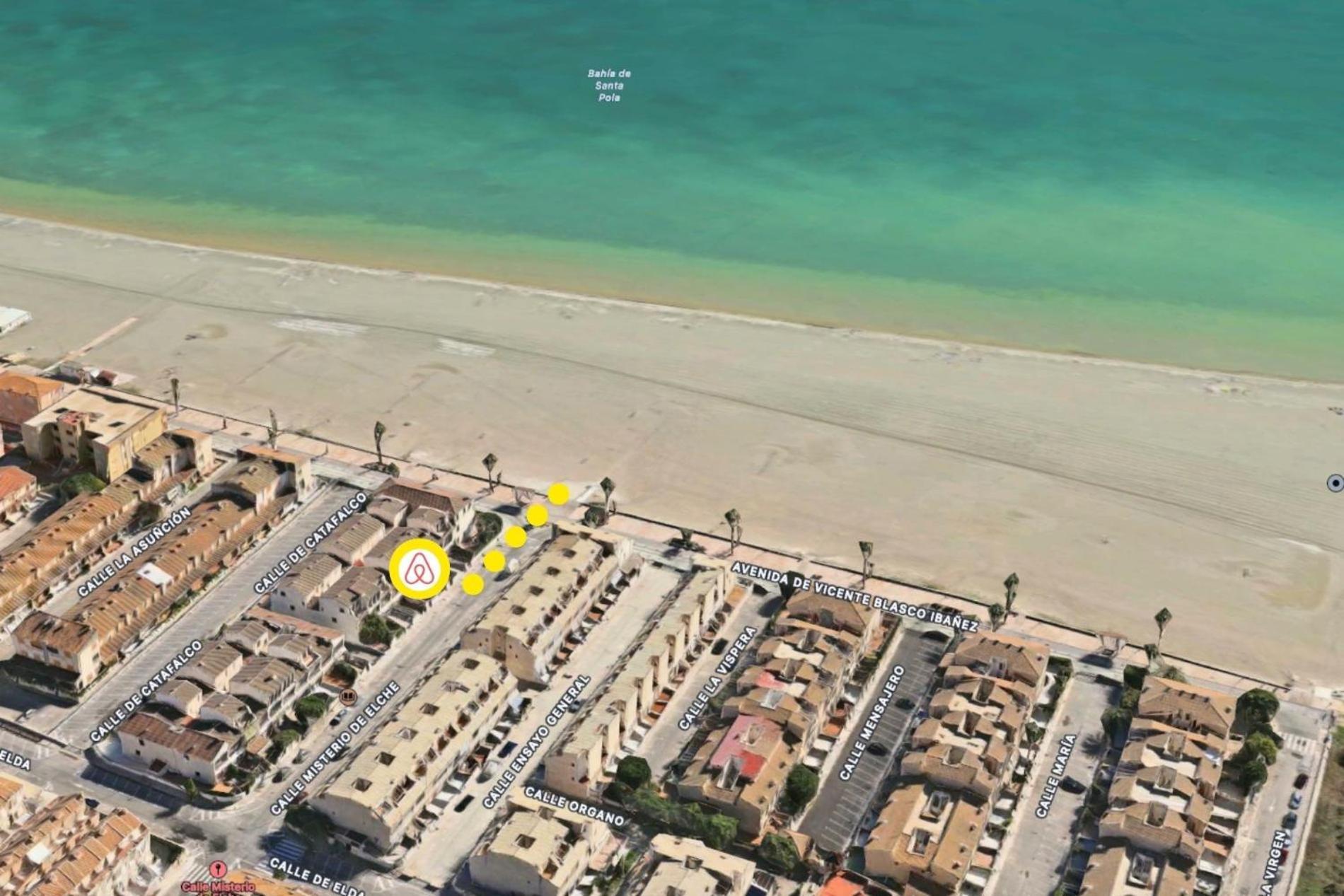 Вилла Rentafive Gran Casa Reformada Terraza Санта Пола Экстерьер фото
