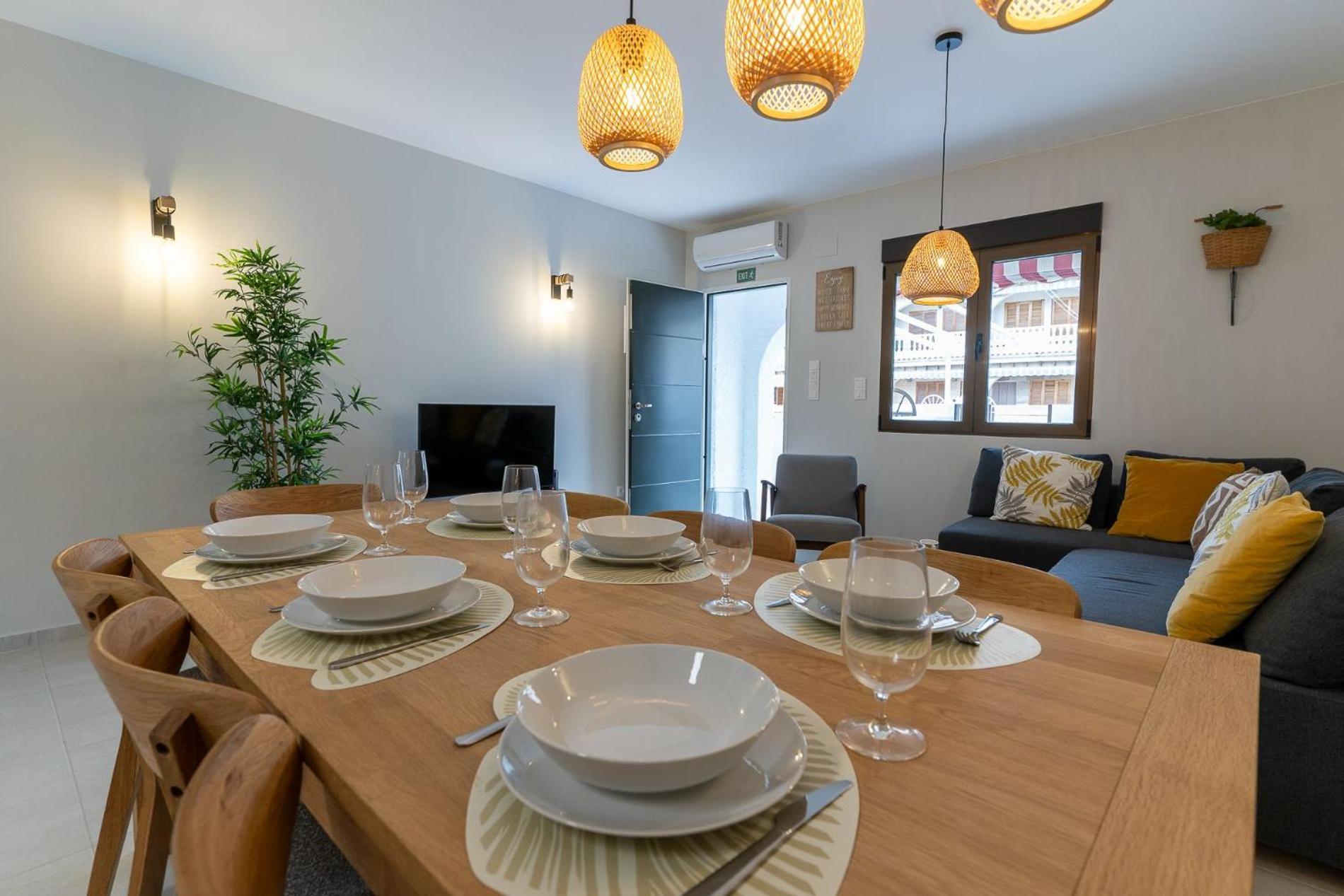 Вилла Rentafive Gran Casa Reformada Terraza Санта Пола Экстерьер фото